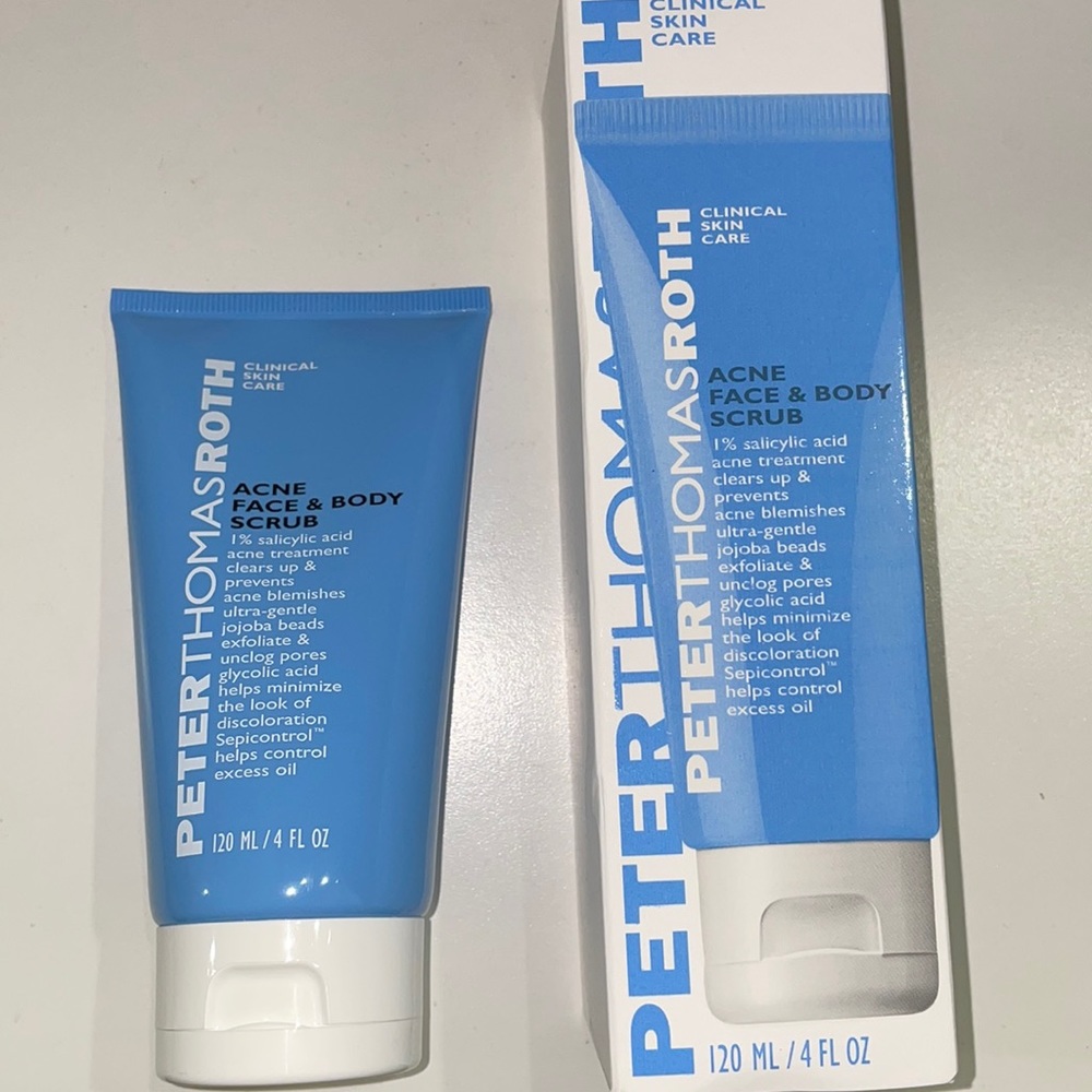 Peter Thomas Roth Acne Face and Body Scrub - New - 4 Fl Oz
